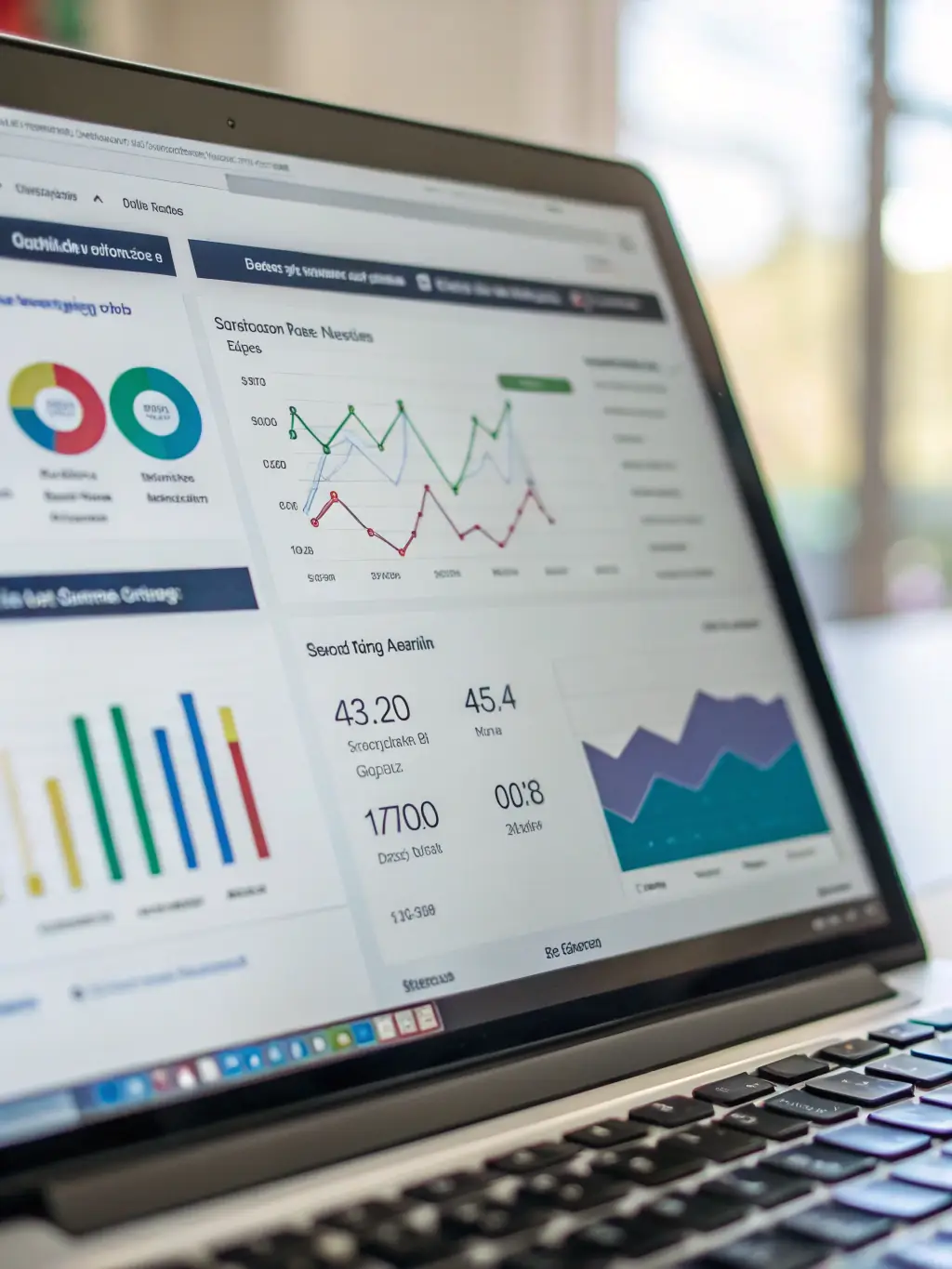 A graph showing increased website traffic and engagement metrics, illustrating the positive impact of Marco Agency's digital marketing efforts.